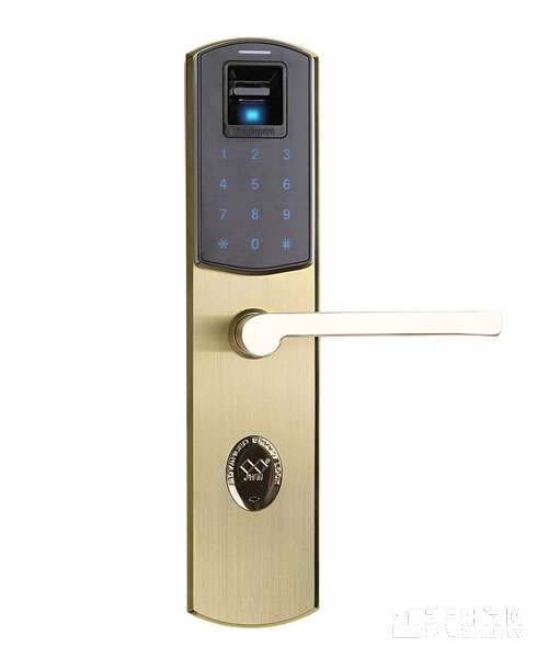 JWM劲卫家庭、办公指纹锁/不锈钢材质/PVD金色Z8主图