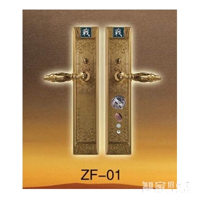 XINKON芯控戰牌智能防盗锁遥控锁直板古铜色ZF-01主图