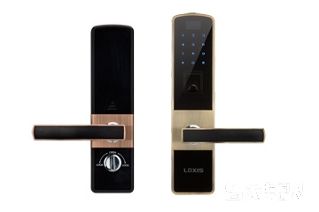 LOXIS乐喜指纹锁/密码锁/刷卡锁/组合开锁、直板、红古铜明睿M120