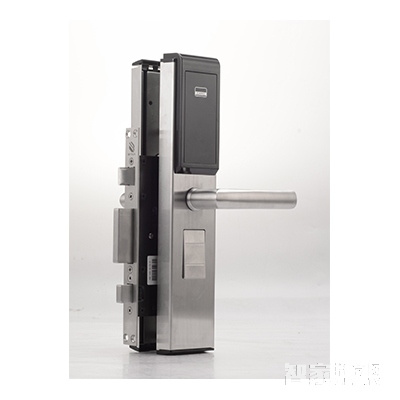 英杰无线门锁刷卡锁直板银色不锈钢材质LFS-BG5主图