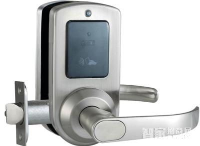 英杰无线刷卡锁直板银色铝合金材质LMS-M8