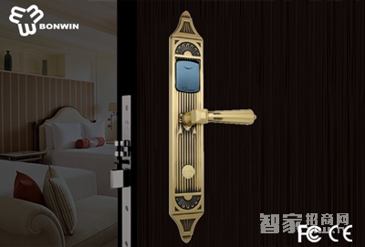 BONWIN邦威智能感应卡锁直板青古铜A8款—豪华型