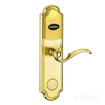 科安达酒店门锁 智能刷卡锁 土豪金电子锁