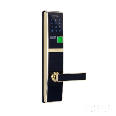 SD森大时尚风指纹锁密码锁刷卡锁直板金色S3主图