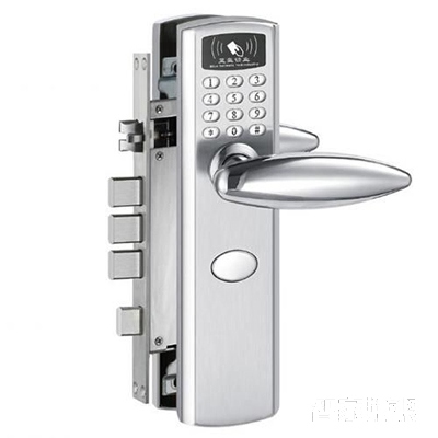 蓝昇密码锁刷卡锁直板银色不锈钢材质LK-A3主图