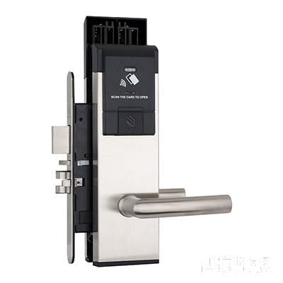 英杰无线门锁刷卡锁直板不锈钢材质LMS-B2主图