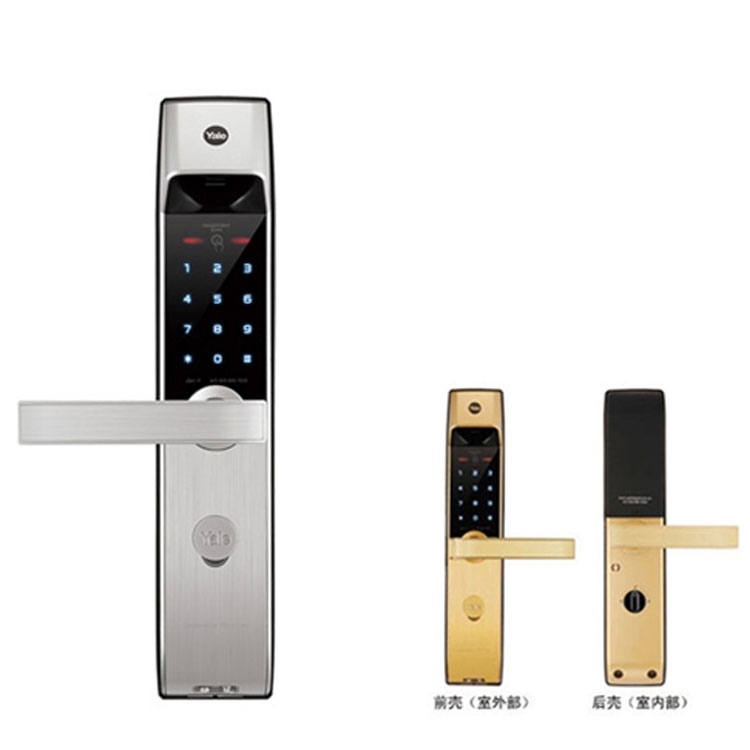 耶鲁指纹锁出租公寓智能指纹锁 入户门电子锁