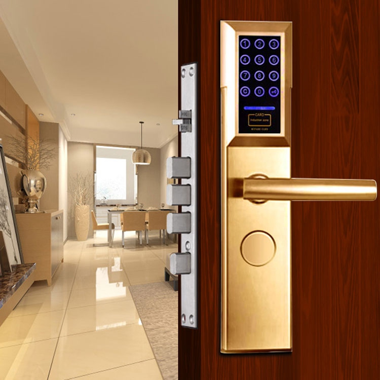 欧瑞酒店锁 智能密码锁 家用304不锈钢门锁