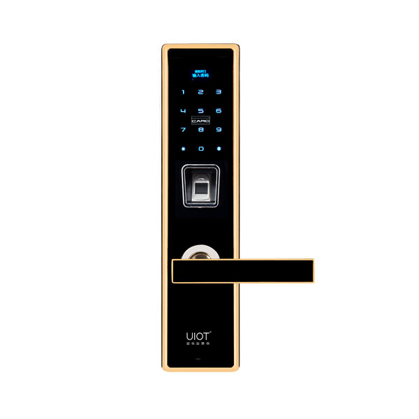 uiot超级智慧家Z2018 家用防盗门木门室内门指纹锁感应卡锁