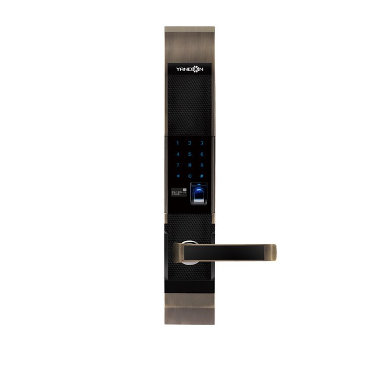 滑盖电子密码锁 家用防盗智能门锁S-6802