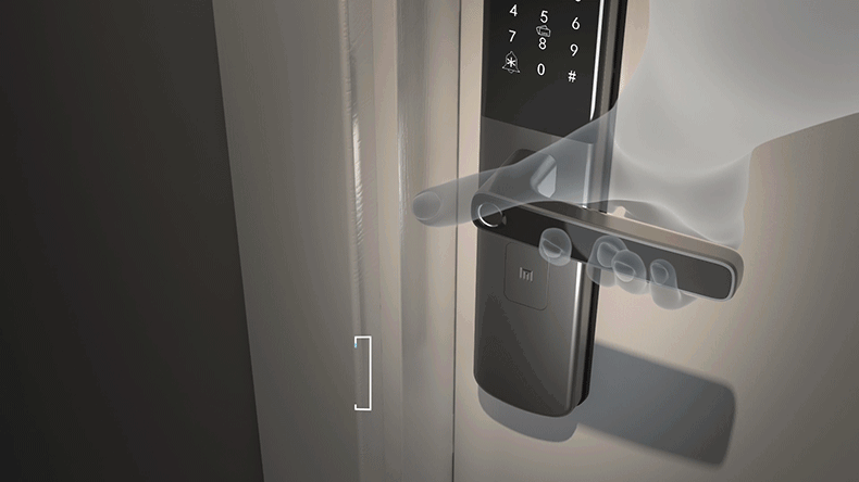 名门指纹锁 密码锁家用防盗门智能锁电子锁大门锁全自动EZ-W1