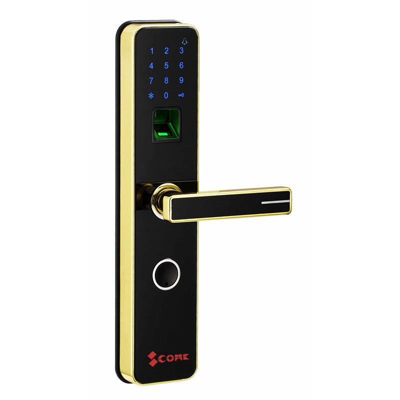 史康姆智能锁YZ-5018 锌合金防盗指纹锁 家用智能密码锁