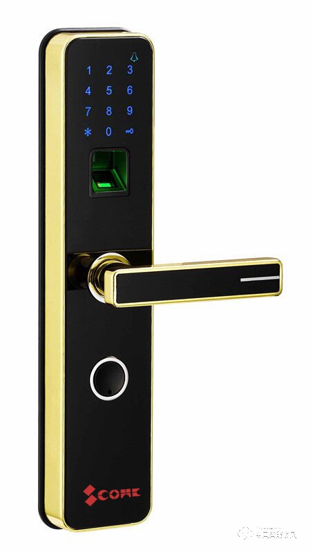 史康姆智能锁YZ-5018 锌合金防盗指纹锁 家用智能密码锁