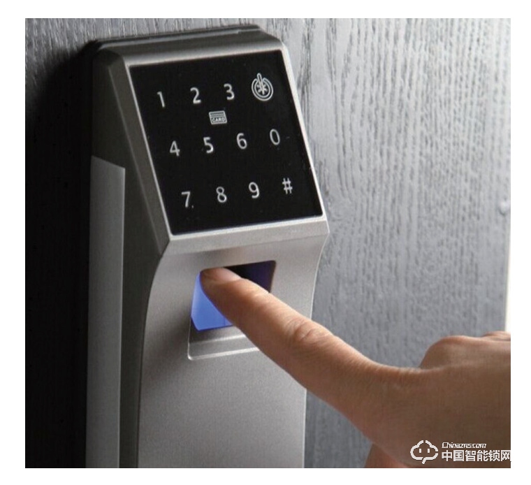 奥联智能锁 家用防盗门智能锁 指纹密码刷卡锁