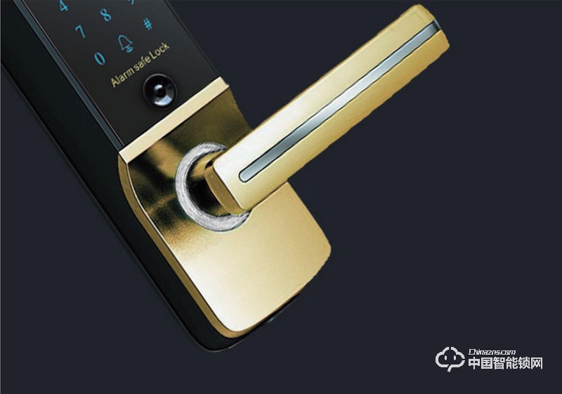 奥联智能锁 小滑盖指纹密码锁 防盗门智能锁