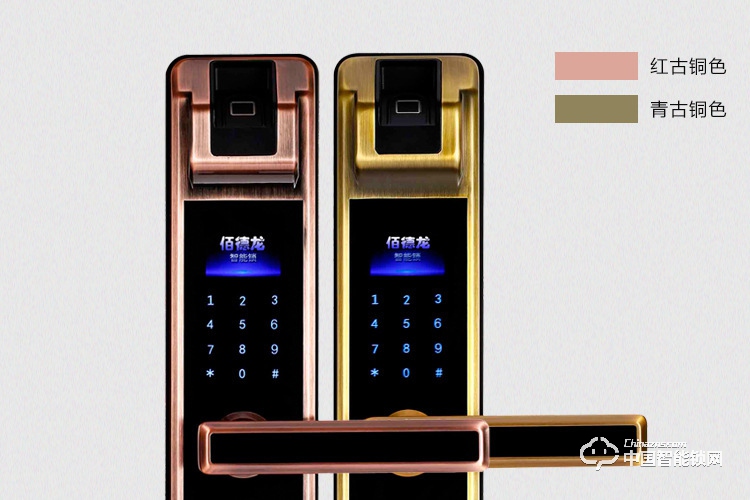梵格尔大彩屏指纹锁 智能门锁密码电子锁全自动智能锁