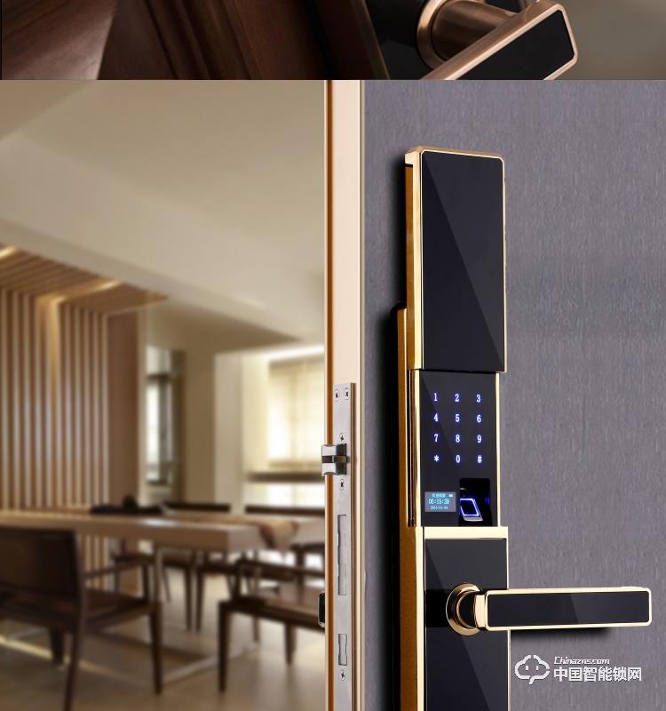 梵格尔指纹锁 家用防盗门电子锁远程智能门锁密码锁