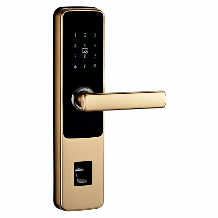 金品智智能指纹锁 家用防盗指纹锁密码锁刷卡锁
