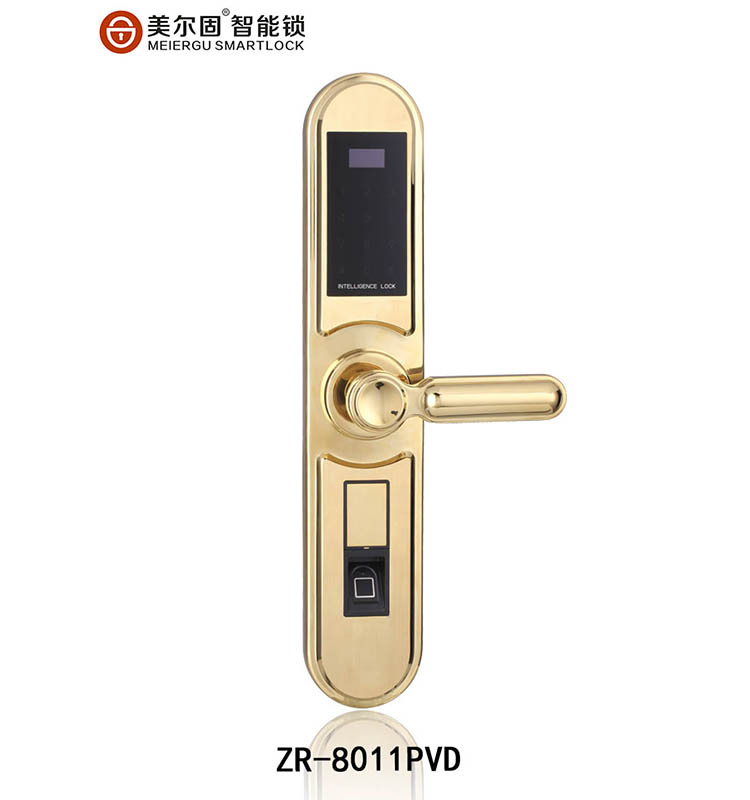 美尔固指纹锁 ZR-8011PVD 防盗门智能指纹锁