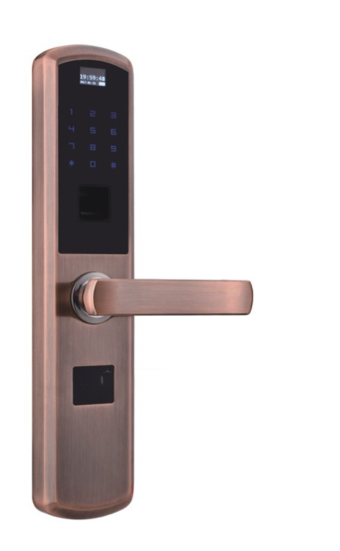 豪斯盾智能锁 HSD822-1 钥匙密码指纹锁