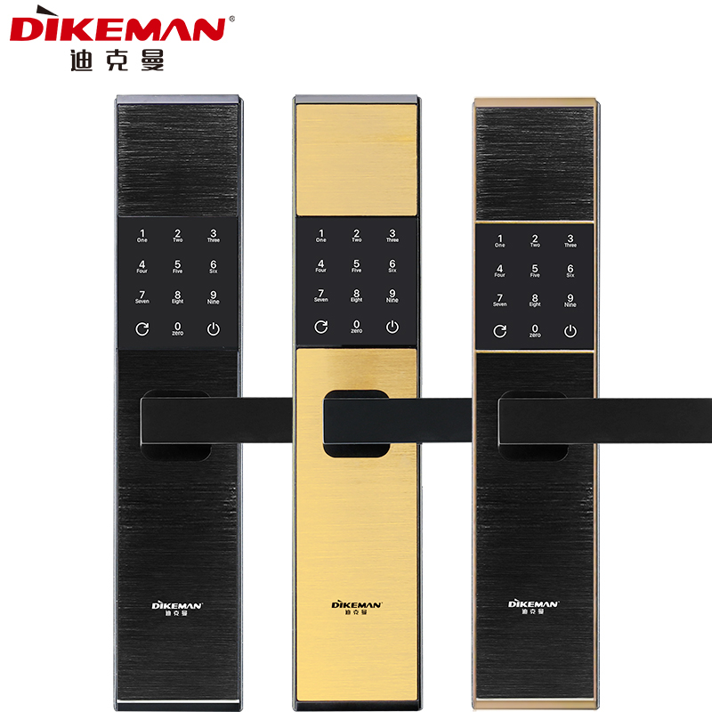 迪克曼智能锁 防盗锁智能锁滑盖锁刷卡锁A10