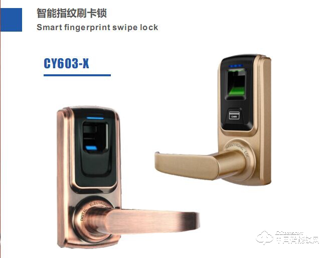 遥尔泰智能锁 智能指纹锁 电子刷卡锁CY603-X