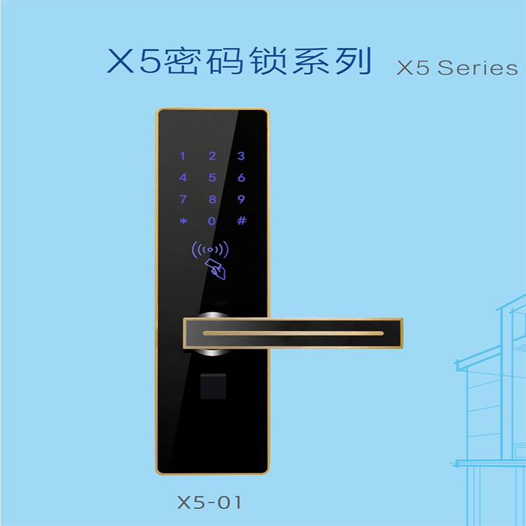 宾利智能锁 X5公寓密码门锁 