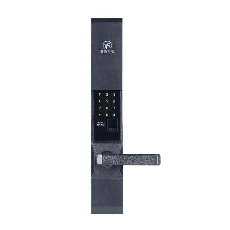 赛福洛克指纹锁 家用滑盖指纹锁密码锁G18宝石蓝