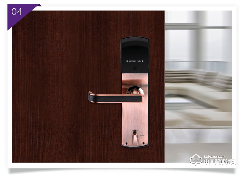 雅洁智能门锁 AJ1021-01指纹锁电子锁防盗大门密码锁户外家用