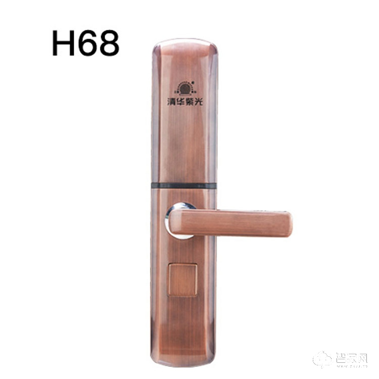 清华紫光指纹锁 H68APP远程智控滑盖指纹锁