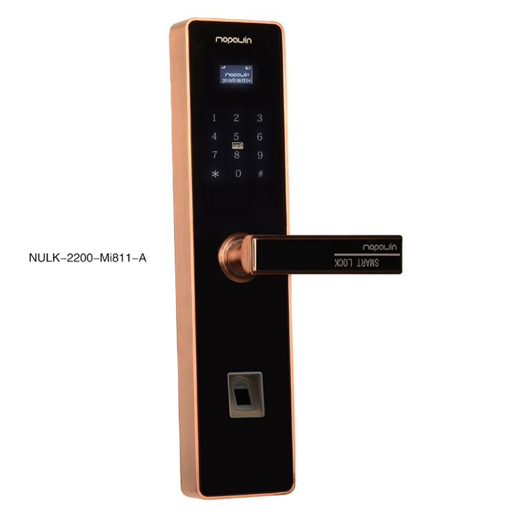 蕙立指纹锁 NULK-2200-Mi811-A入户门智能门锁