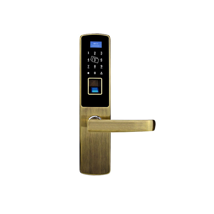 光芒智能锁 直板指纹锁 家用防盗电子密码锁GM004B