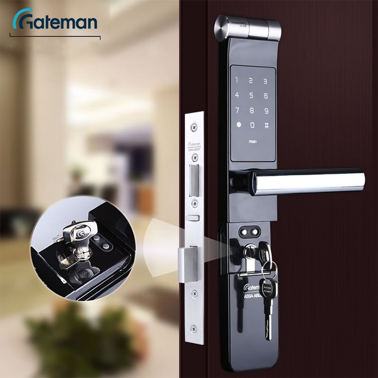 盖德曼指纹锁 FK521智能锁防盗锁密码锁