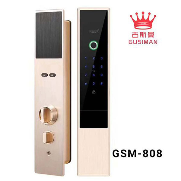 古斯曼智能锁 GSM-808指纹密码锁