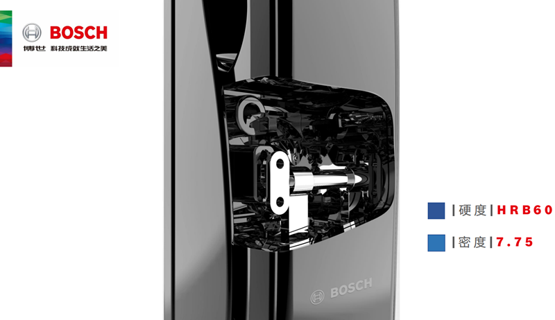 博世（bosch）智能锁 FU400B智能推拉式指纹锁密码锁