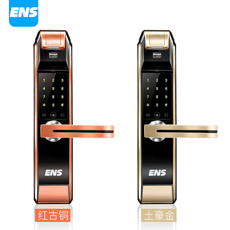 宜恩斯（ens）全自动智能电子锁家用防盗门密码锁