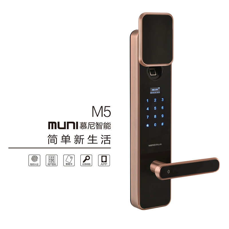 慕尼智能锁 M5全自动智能锁