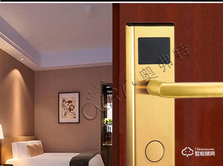 奥弗特智能锁 公寓密码锁半自动电子智能门锁