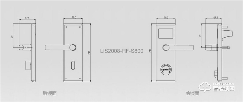 力维智能锁 RF-S800/1感应锁 