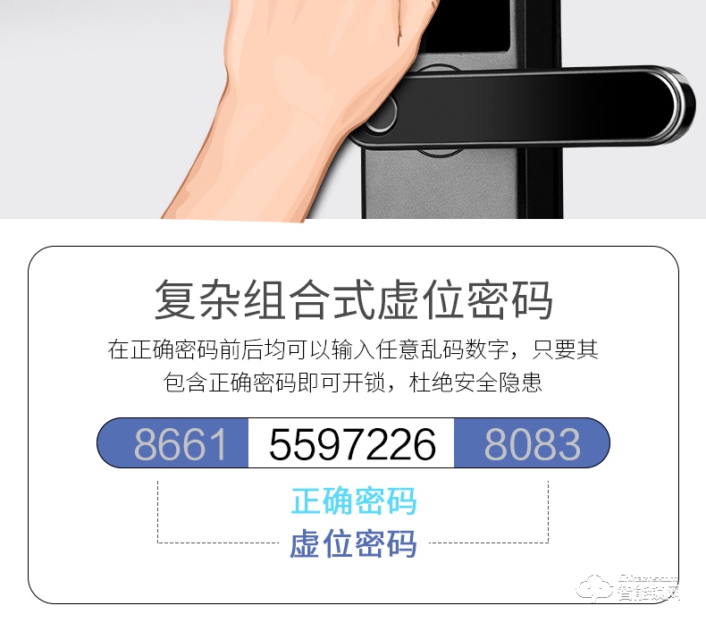 玥玛智能锁 Y8防盗门锁app微信远程开锁