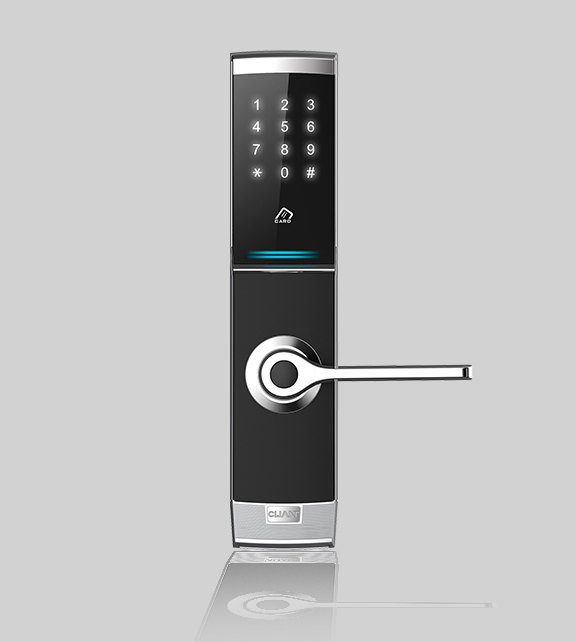 常通物联智能锁 T9指纹密码家用滑盖智能锁