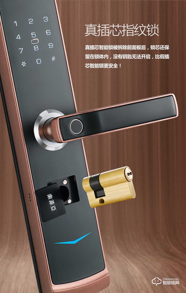 索菲亚智能锁 S20防盗门锁家用电子锁