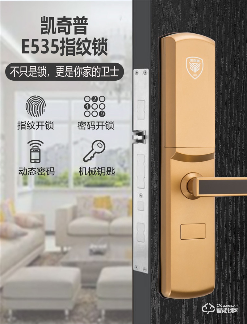 凯奇普智能锁 E535家用多重认证智能门锁.jpg