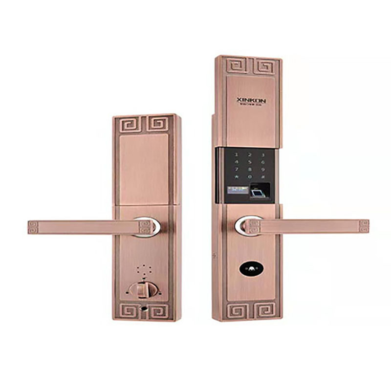 芯控智能锁 防盗门锁家用防猫眼刷卡锁