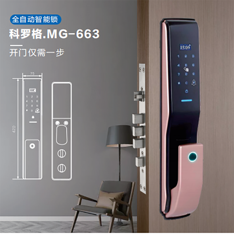 科罗格智能锁 MG-663推拉式家用防盗智能门锁.png