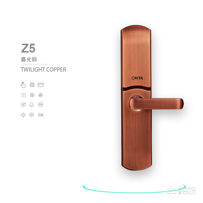 欧路达智能锁 Z5家用智能锁C级锁芯密码锁.jpg