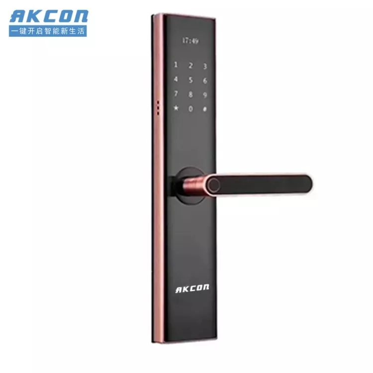 AKCON智能锁 378B全自动防盗门智能锁电子锁