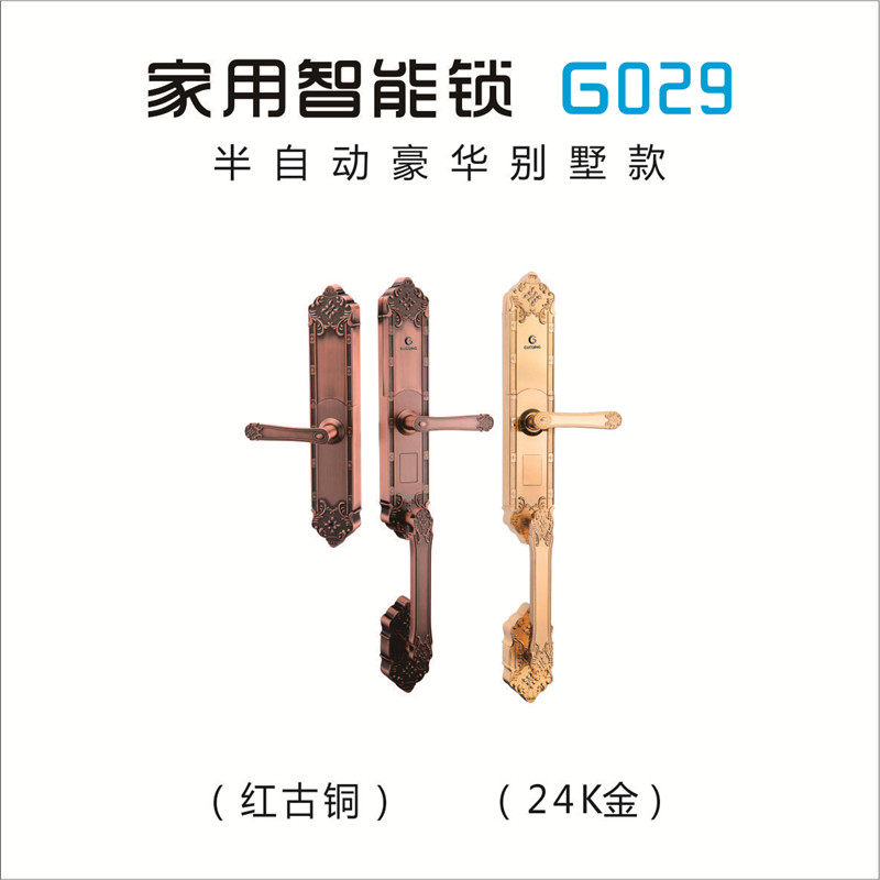 国青智能锁 G029半自动豪华别墅指纹锁