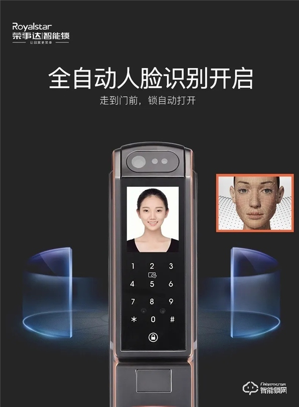 新品首发｜荣事达RSD-X7人脸识别全自动智能锁，零接触更安心.jpg