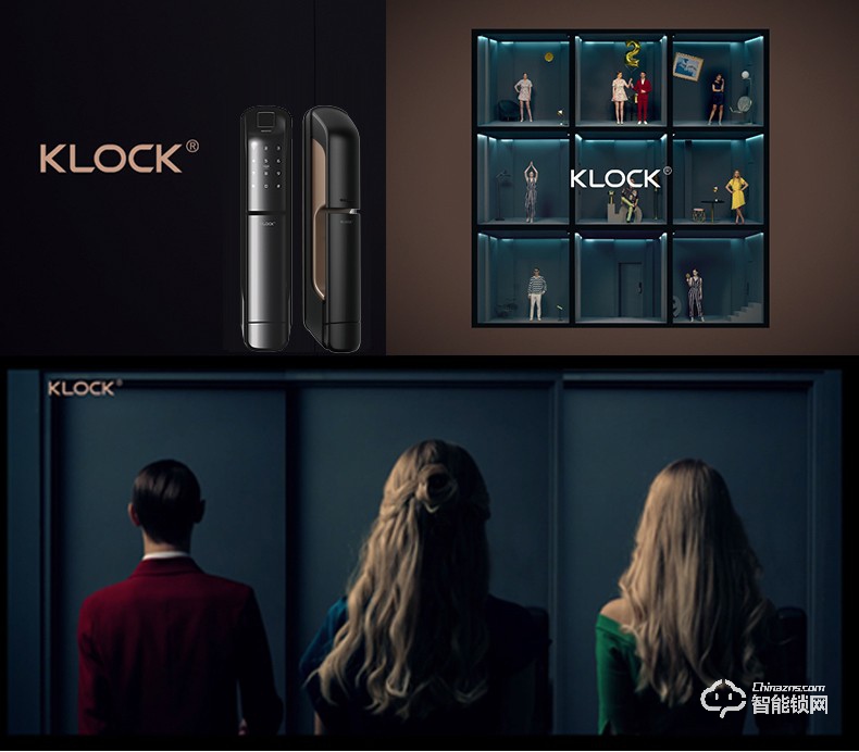 KLOCK智能锁 一诺KLOCK700物联网全自动推拉式智能门锁.jpg